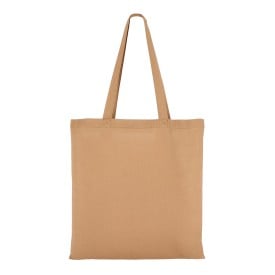 Katoenen draagtas - katoen - 140g/m2 - 38 x 42 cm - Oeko-tex-Cognac
