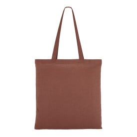 Katoenen draagtas - katoen - 140g/m2 - 38 x 42 cm - Oeko-tex-Donker bruin