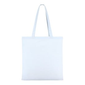 Katoenen draagtas - katoen - 140g/m2 - 38 x 42 cm - Oeko-tex-Pastel blauw