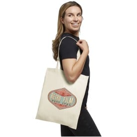 Carolina draagtas - katoen - 100g/m² - 38 x 42 cm - Oeko-tex - lange hengsels