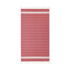 katoenen hamamdoek-Rood