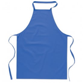 Katoenen keukenschort voor in de keuken-Koningsblauw