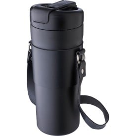 Kelvin drinkfles 730ml - RVS - dubbelwandig - draagband -