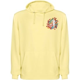 Kenia unisex hoodie-Geel