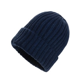 Kennedi AWARE™ Polylana®beanie met brede rib-Donkerblauw