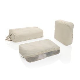 KENTO URBAN RCS gerecyclede nylon packing cube set-Beige