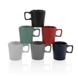 Moderne koffiemok 300ml - keramiek - gekleurd