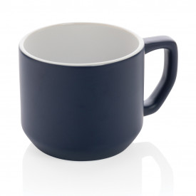 Keramische moderne mok-Donkerblauw