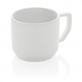 Keramische moderne mok-Wit, wit