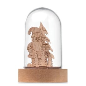 Kerst ornament - MDF - voorzien van led lampje