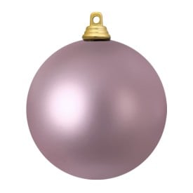 Kerstbal kunststof 8cm-Lavendel