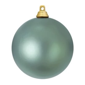 Kerstbal kunststof 8cm-Moss pear