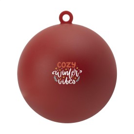 Kerstbal Ø 7 cm Recycled PP - Made in Europe-Rood
