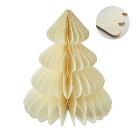 Kerstboomdecoratie 30 cm - papier - opvouwbaar - magneetsluiting