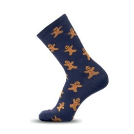 Kerstsokken - 75% katoen - maat 38-42-Blauw