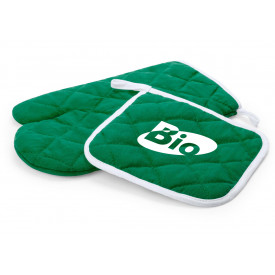 Leston keuken set - katoen/polyester - met ophanglus