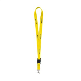 KeyCord 2 cm lanyard-Geel