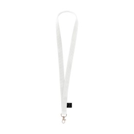 KeyCord Budget GRS RPET 2 cm-Wit