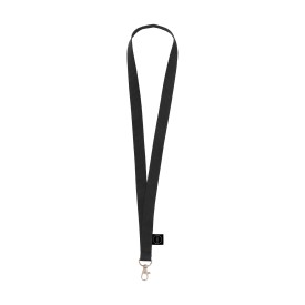 KeyCord Budget GRS RPET 2 cm-Zwart