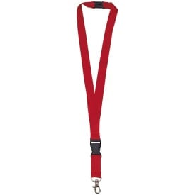 Keycord - polyester - 20 mm - veiligheidssluiting - karabijnhaak - afneembare gesp