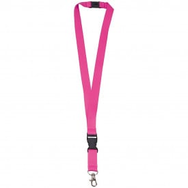 Keycord Polyester-Fluor-roze