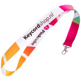Full color keycord - polyester - 4 breedtes - customizable