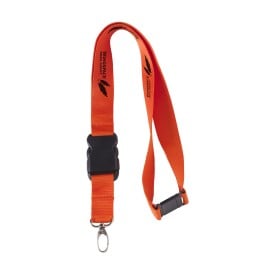 Keycord - polyester - 24 mm - veiligheidssluiting - karabijnhaak