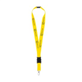 KeyCordSafety 2,4 cm lanyard-Geel
