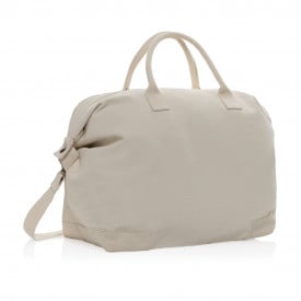 Kezar AWARE™ 500gsm gerecycled canvas deluxe weekendtas-Gebroken wit