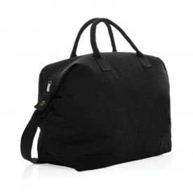 Kezar AWARE™ 500gsm gerecycled canvas deluxe weekendtas-Zwart