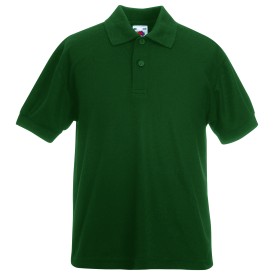 Polo t-shirt - kinderen - polyester/katoen - 170 g/m2