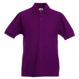 Kids 65/35 Polo-Burgundy