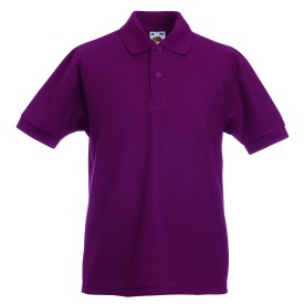 Polo t-shirt - kinderen - polyester/katoen - 170 g/m2