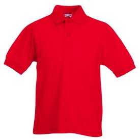Polo t-shirt - kinderen - polyester/katoen - 170 g/m2