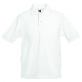 Kids 65/35 Polo-Wit