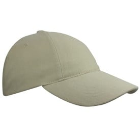 Brushed promo kinder cap - katoen - 5 panelen - klittenbandsluiting