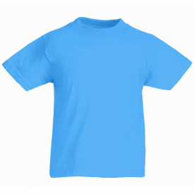 Kids Valueweight T-Azure blue