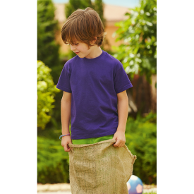 Fruit of the loom t-shirt - kinderen - katoen - 160 g/m²