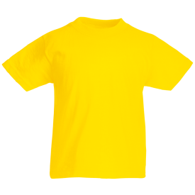 Fruit of the loom t-shirt - kinderen - katoen - 160 g/m²
