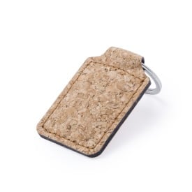Kimbox sleutelhanger - kurk - rechthoek of rondje