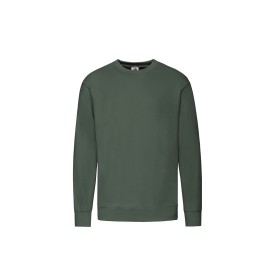 Kinder Sweatshirt Classic Set-In Sweat-Donkergroen
