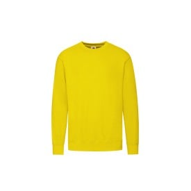 Kinder Sweatshirt Classic Set-In Sweat-Geel