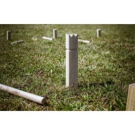 Kingdom Kubb spel - hout - outdoor - verpakt in katoenen zak