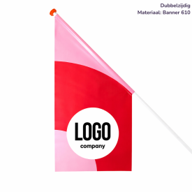 Kioskvlag dubbelzijdig - 68 x 68 x-N.v.t.