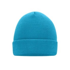 Knitted Cap-Aqua