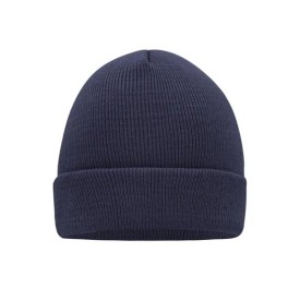 Knitted Cap-Donker navy