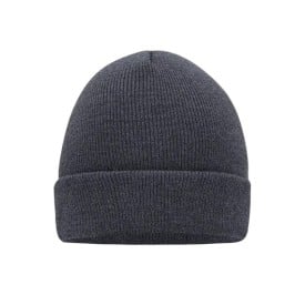 Knitted Cap-Grijs-melange