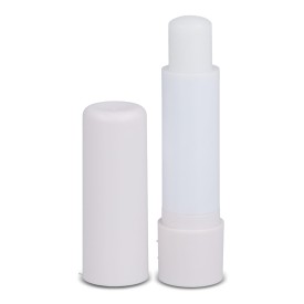 Klassieke lippenbalsemstick gerecycled materiaal-Wit