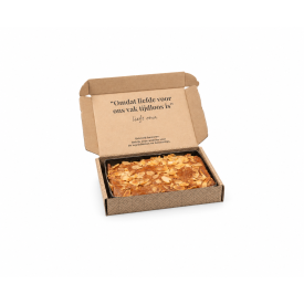 Brievenbus Gevulde speculaas ½-Gevulde speculaas