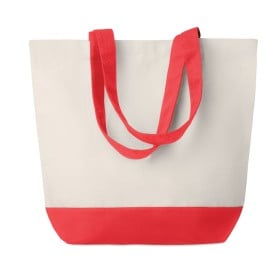 Kleuren bag canvas strandtas 170 g/m²-Rood